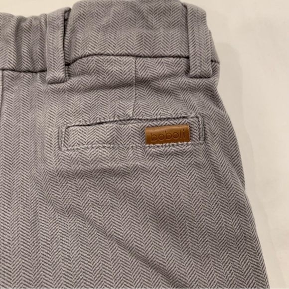 Boboli Baby Grey Chevron Dress Pant - 12 months - Picture 6 of 8